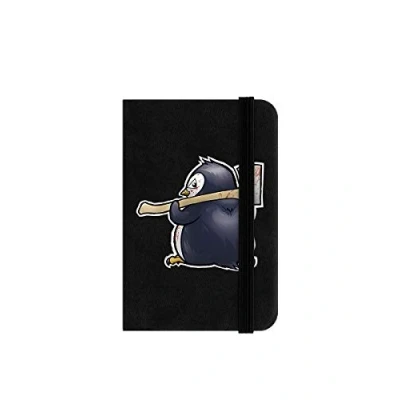 Image of Psycho Penguin I Have Issues Mini Notebook Black 6.5 x 10cm