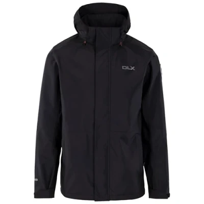 Image of DLX Mens Waterproof Jacket Zip Off Hood, Pockets And Taped Seams Cyril