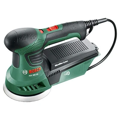 Image of Bosch Home and Garden Universal, PEX 300 AE, Orbital Sander, 270 watts, 230 volts, Diameter 125 mm, Green