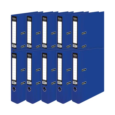 Image of Pukka Brights Lever Arch File A4 Navy (10 Pack) BR 7996