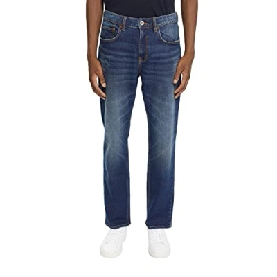 Image of ESPRIT Men&#039;s 992cc2b301 Jeans, Blue Dark Washed, 29 W/30 L