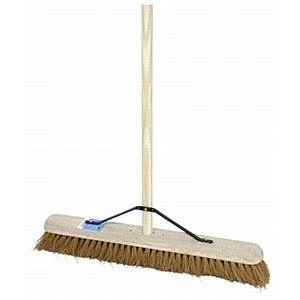 Image of ELLIOTT FSC Sweeping Broom with Coconut Fibres 60CM / 24INCH
