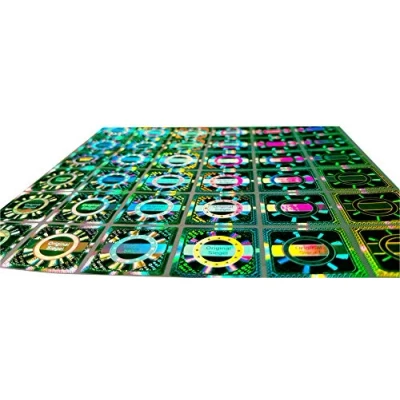 Image of 105 pcs 3D Hologram Original Seal 25mm, Tamper Proof Security Seal, Labels, Adhesive Quality Warranty self Label