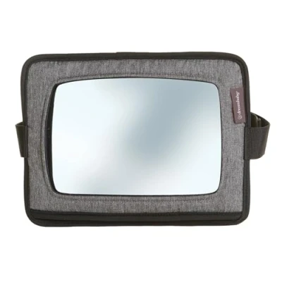 Image of Dreambaby Reversible Car Back Seat Rear View Mirror 2 in 1 Function Tablet Holder &amp; Safety Grey