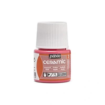 Image of PEBEO ceramics Matt colour for terracotta, Bottle of 45 ml Cyclamen