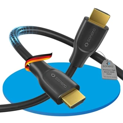 Image of Sonero Premium High Speed HDMI Cable with Ethernet 2.00 m