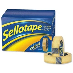 Image of Sellotape 1443268 Golden Original 24mmx66m Pk12