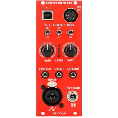 Image of Behringer PERFECT PITCH PP1 Guitar and Audio to MIDI, USB CV Converter Module for Eurorack