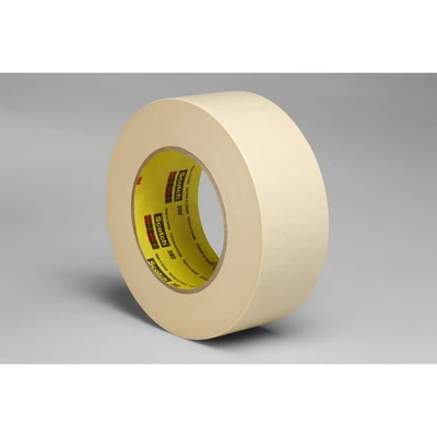 Image of 3M Scotch Crepe Masking Tape 202, Beige, 100 mm x 50 m