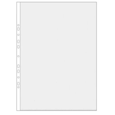 Image of VELOFLEX 4333001 Document Wallets DIN A3 Portrait Transparent Pockets Films PP Film Euro Holes Pack of 10