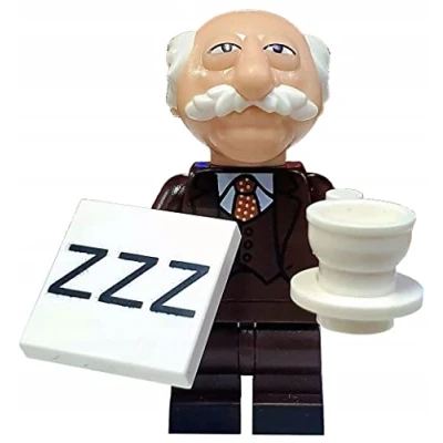 Image of LEGO Muppets Series 1 Waldorf Minifigure 71033 (Bagged)