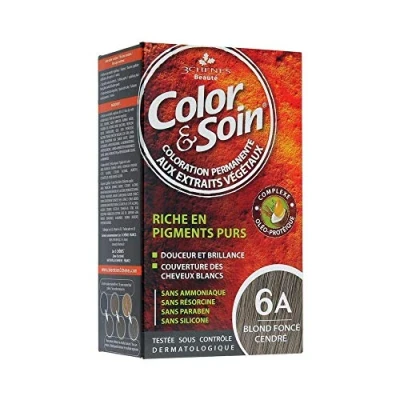 Image of Les 3 Chênes Color &amp; Soin Permanent Care Ashed Dark Blond: 6A