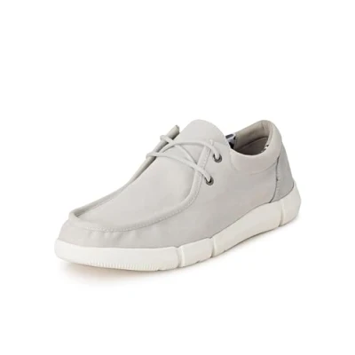 Image of Geox Men&#039;s U Adacter M Moccasin, Lt Grey, 10 UK