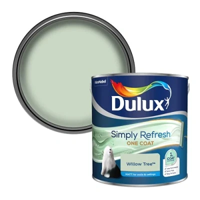 Image of Dulux 5382902 Simply Refresh Matt Emulsion Paint, Willow Tree, 2.5 L