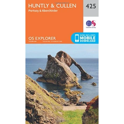 Image of Explorer 425 Huntly &amp; Cullen Map With Digital Version