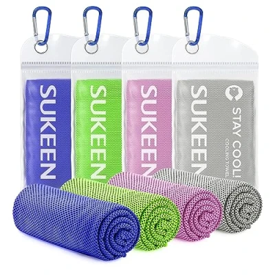 Image of Cooling Towel, Towels, Stay Cool Ice Towel for Instant Relief, Towels Neck, Cold Gym Men Women Sweat Sports