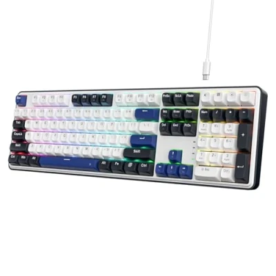 Image of Redragon K689 Wired Gasket RGB Gaming Keyboard, 104 Keys + Extra 4 Hotkeys Mechanical Keyboard w/Upgraded Hot swappable Socket, 5 Layer Noise Dampening, Mixed Color Keycaps, Custom Linear Switch