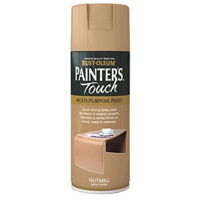 Image of Rust Oleum AE0050005E8 400ml Painter&#039;s Touch Spray Paint Nutmeg Gloss