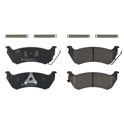 Image of 1634200120, 1634200120S1, 1634200420, 1634200420S1, A1634200120 Brake pad set BLUE PRINT ADU174275 Rear Axle MERCEDES BENZ: ML Class