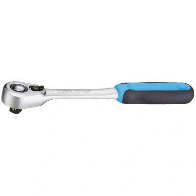 Image of GEDORE Reversible ratchet, for 1/2&quot;, 12.5 mm drive, 6 reverse angle, 270 length, 2C grip, 1993 U 20