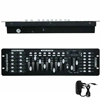 Image of WIAN Dmx Controller, 192CH Lighting 192 Channels DMX512 Console, Stage Console Controller Panel for Editing Program of Running