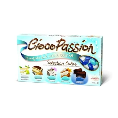 Image of CONFETTI CRISPO CiocoPassion SELECTION COLOR AZZURRO 1 Kg