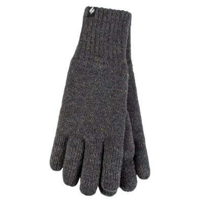 Image of Mens 1 Pair SOCKSHOP Heat Holders Ashton Gloves Denim S/M