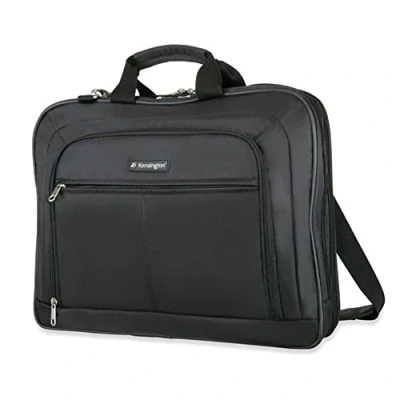 Image of Kensington Laptop case Simply Portable Classic for 17&quot; MacBook Pro, Air, HP laptop, tablets men &amp; women with carry handle shoulder strap (K62568US)