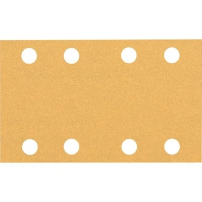 Image of Bosch Professional 10x Expert C470 Sandpaper (for Hardwood, Paint on wood, 80x133 mm, Grit 100, Accessories Orbital Sander)