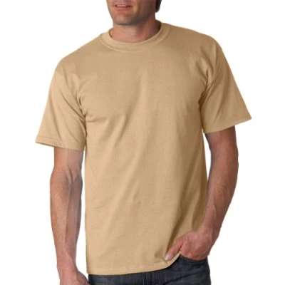Image of Gildan Mens Ultra Cotton Short Sleeve T Shirt (L) (Tan)
