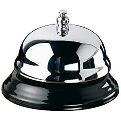 Image of Sales time CAMPANELLO P Polished Metal Table Bell for Reception Hotel Restaurant