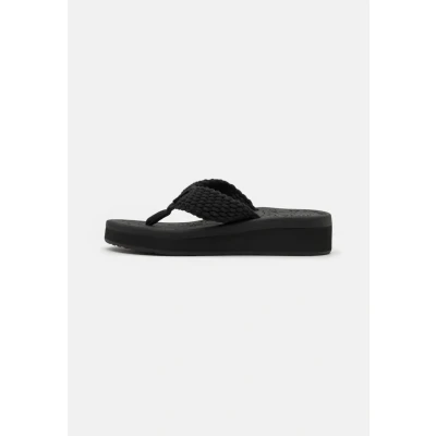Image of Roxy Caillay Tbar sandals, Women&#039;s, Size: 7, Black Textile