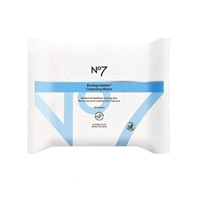 Image of No7 Biodegradable Wipes (30 Wipes)