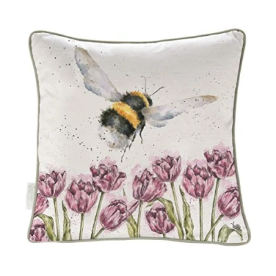 Image of Wrendale Designs Flight Of The Bumblebee Cushion