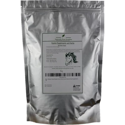 Image of Brewers Yeast Powder Horse Herb, Equine Natural Feed Supplement 1kg
