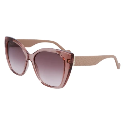 Image of LIU JO Sunglasses, Women&#039;s, Size: One Size, Nude