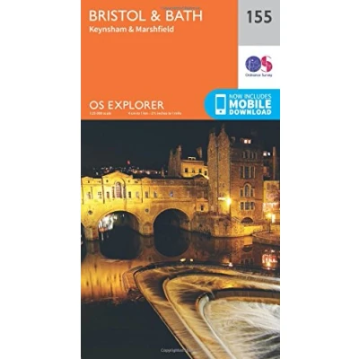 Image of Explorer 155 Bristol &amp; Bath Map With Digital Version