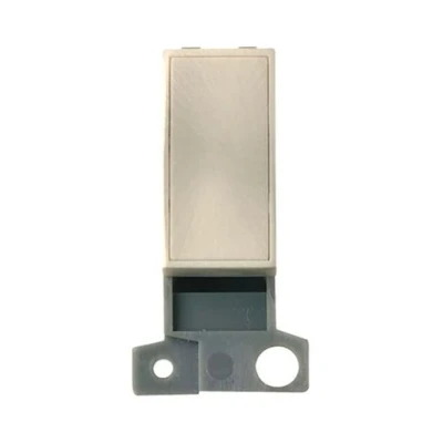 Image of Click Minigrid Ingot Blank Module Satin Chrome 25mm X 52mm 20mm Md008Sc