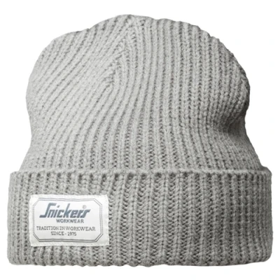 Image of Snickers AllroundWork, Fisherman Beanie Grey Melange