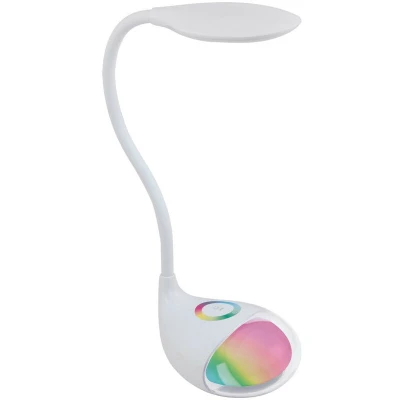Image of Eglo Lighting Cabado Led Desk Task Lamp White Rgbw, 3 Step Dimming
