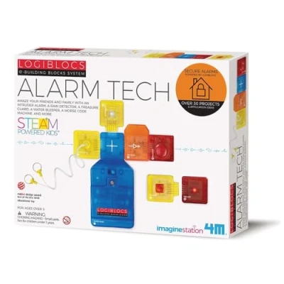 Image of 4M 406804 Logiblocs Alarm Tech, Multi Colour