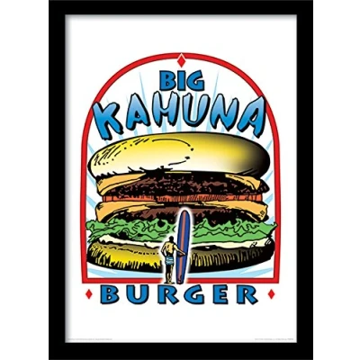 Image of Pulp Fiction (Big Kahuna Burger 30x40 cm Framed Print