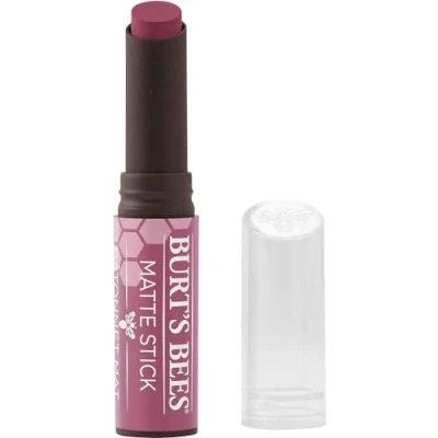 Image of Burt&#039;s Bees 100% Natural Origin Matte Stick Rush of Raspberry 450 0.07 oz (1.98 g)