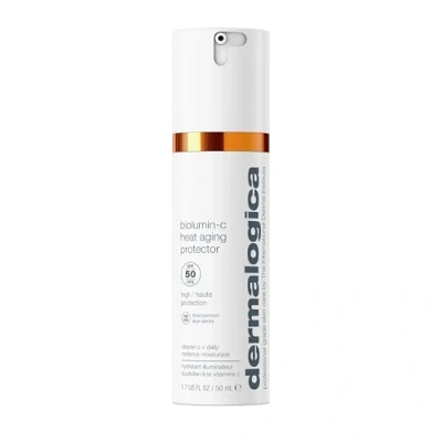 Image of Dermalogica Biolumin C Heat Aging Protector SPF 50, Daily Face Moisturizer with Sunscreen Defend Signs of Skin Aging, 15ml