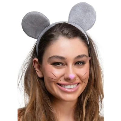Image of Struts Grey Mouse Ears on Headband