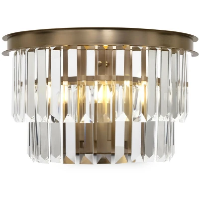 Image of Classic Revero Brass Wall Lamp