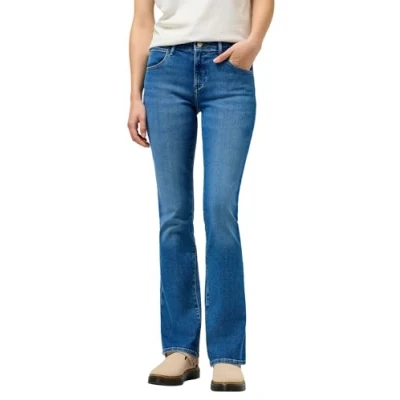 Image of Wrangler Women&#039;s Bootcut Jeans, Black (Raven), 32W / 30L
