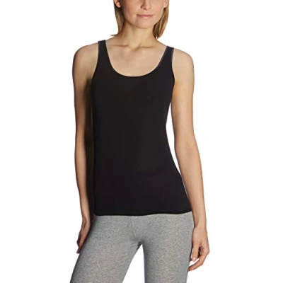 Image of Schiesser Women&#039;s Vest Tank Top, Black (000 Black), 42