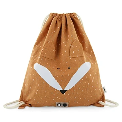 Image of Trixie Unisex Kid&#039;s Drawstring Bag Mr. Fox, Orange, One Size