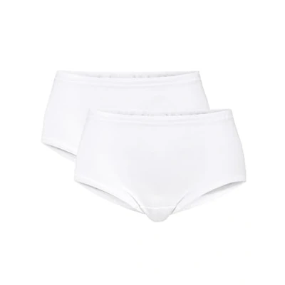Image of CALIDA Women&#039;s iconics Midislip, Opaque, White, 42 (Pack of 2)